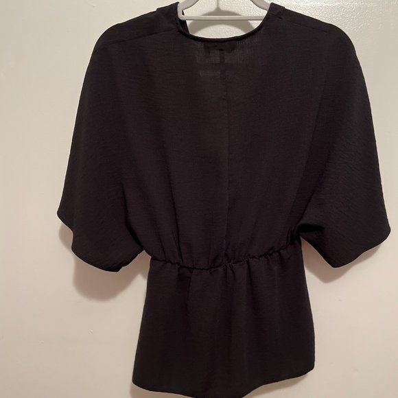 ASOS DESIGN knot front top with kimono sleeve - Picture 9 of 10